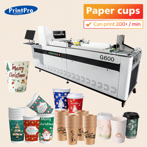 Printpro <span class=keywords><strong>Multi</strong></span> Função Impressora de Passagem Única Máquina UV para Copos De Papel Papelão Ondulado Etiquetas Impressora de Tinta Uma Passagem