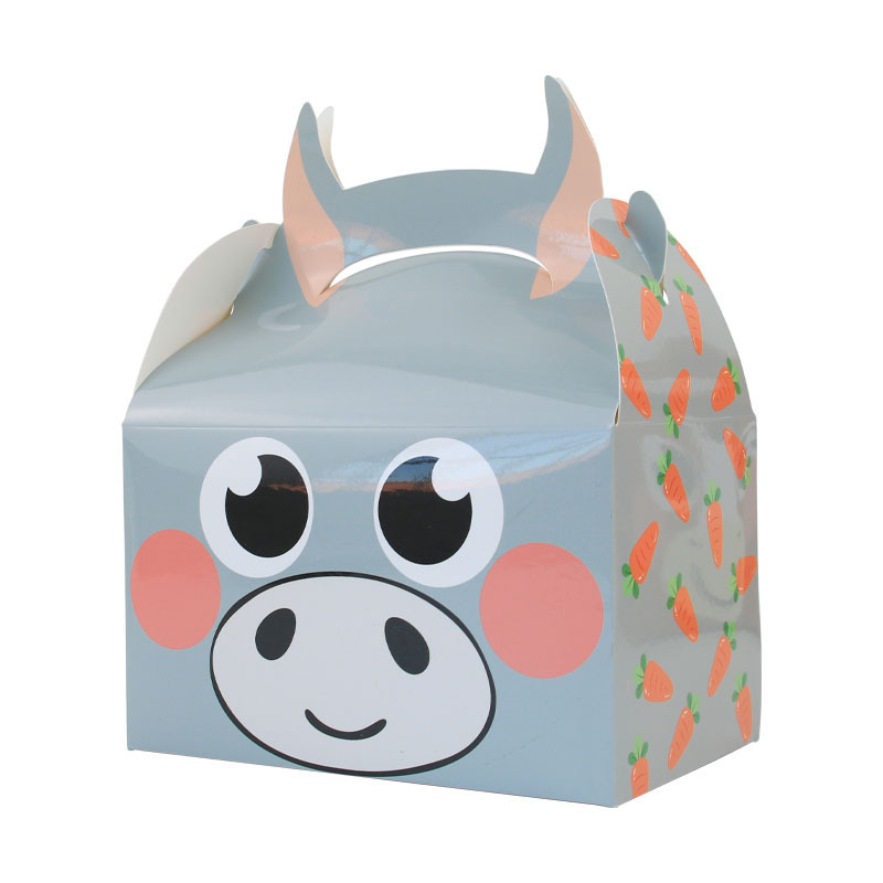 Animal handbox grey donkey