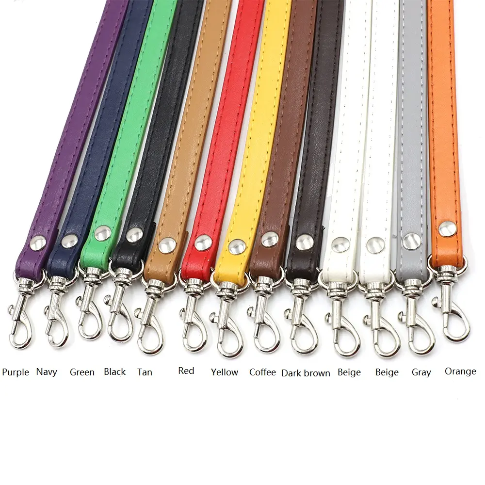 Correas de bolso cruzado de 1,2*120cm hechas de piel sintética listas para enviar accesorios de bolso almacenados Promoción de precio barato