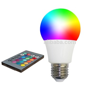 Yeni ürün rengi değişen lamba Led ampul 7watt E27 lamba Led ampul Rgb uzaktan kumanda - Product Image 1