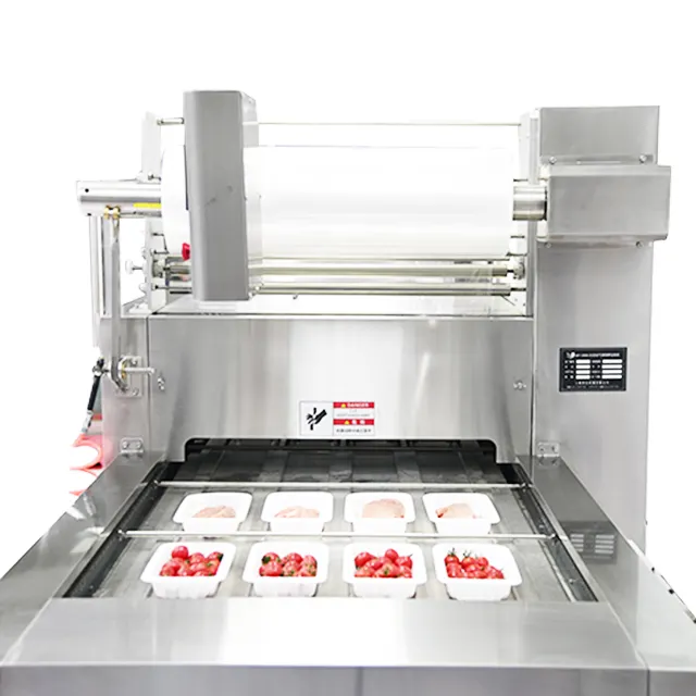 High quality Automatic Modified Atmosphere vacuum sealing and packaging machine with nitrogen gas filling