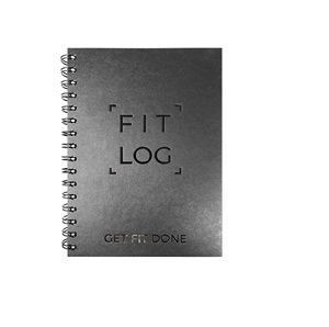Custom A5 Spiral FIT <strong>Log</strong> FOOD <strong>LOG</strong> Fitness Book PP <strong>Notebook</strong> - Product Image 1
