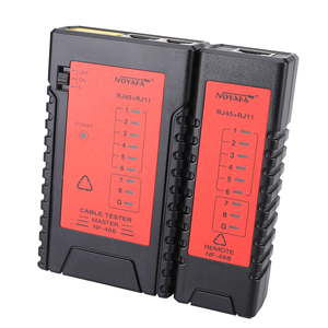 NF-468 Network Cable Tester RJ45/RJ11 Cable Cat-<strong>5</strong>/Cat-6 UTP Wire Line Tester NetWork Tool Multifunctional Automatic <strong>Test</strong> - Product Image 1