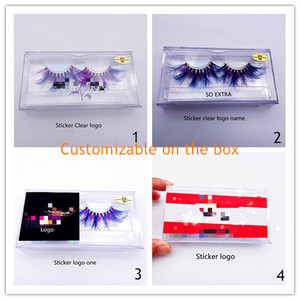 New Design Colored Eyelashes Private Label <strong>Lashes</strong> Vendor Attractive Mink Colored <strong>Lashes</strong> and Packaging - Product Image 2