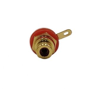Altın kaplama bağlayıcı Lotus fiş RCA kadın Jack lehimleme ses konektörü RCA konektörü kadın RCA kadın paneli montaj soketi - Product Image 2