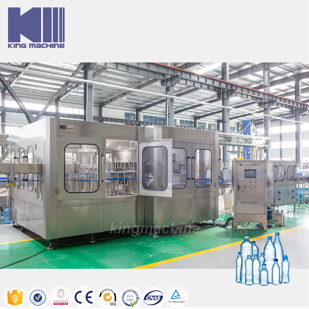 Water beverage purification and bottling filling machines/automatic bottled filler/blue water refilling station