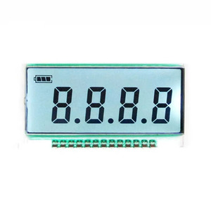 Hochwertiges LCD 7-Segment-LCD-Glas 5-stelliges 7-Segment-Display 14-polig TN Positiv Benutzer definiertes LCD-Panel in kleiner Größe - Product Image 1