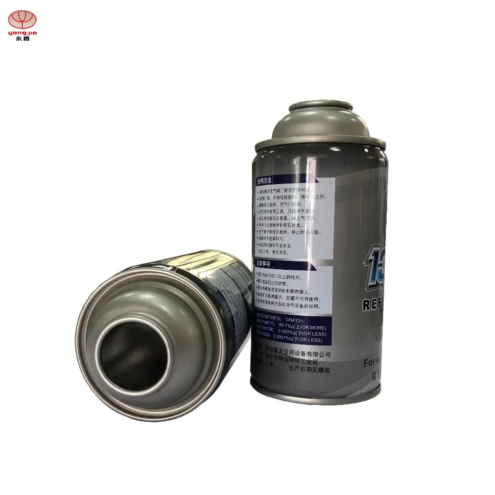 Atacado refrigerante gás r134a, aerósol lata de lata para 1kg máquina de enchimento spray de pintura latas de estanho