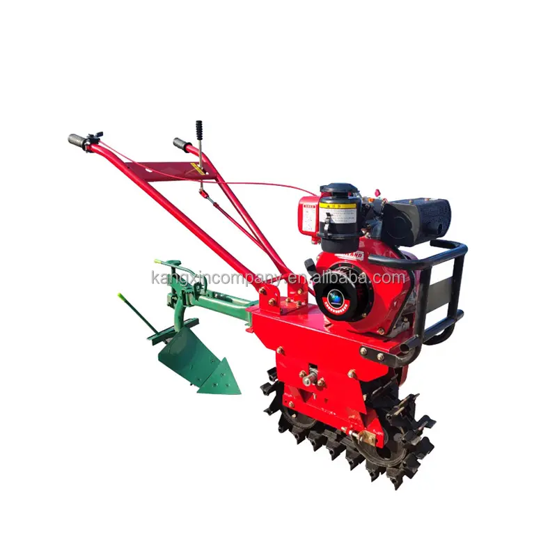 Mini machines multifonctionnelles Motoculteur diesel et cultivateur Charrue