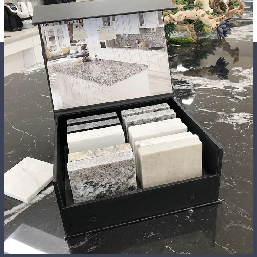 Paper Packaging Custom Granite And Quartz Marble Sample Box Made In China Tile Samples Carton For Stone Case Display