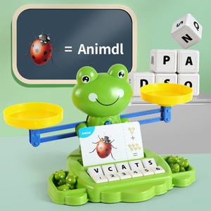 Frosch Balance Waage Kinder Montessori Mathe Spielzeug Digital Number Brettspiel Pädagogisches Lernspiel zeug Lehrmaterial