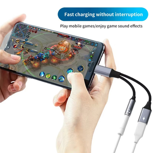 USB C AUX 3.5mm ses kablosu tip C 3.5mm Aux kablosu 2 in 1 adaptörü - Product Image 3