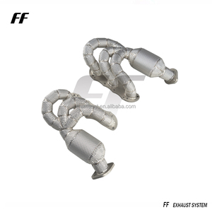 Porsche Porsche 981 2.7 3.4 için özelleştirilmiş egzoz üstbilgi Ss304 Manifold otomatik performans parçası Tuning aksesuarları kiti