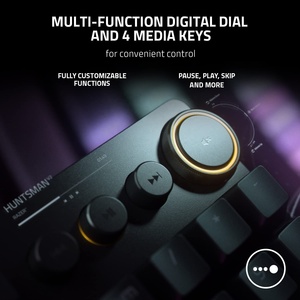 Oyun veya ofis kullanımı için Razer Huntsman V2 Tenkeyless Edition optik oyun klavyesi - Product Image 6