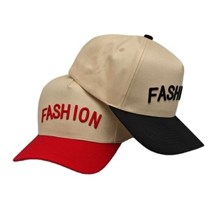 High Quality Custom Embroidery <strong>Two</strong> <strong>Tone</strong> Colors <strong>5</strong> <strong>Panel</strong> Baseball Caps a Frame Snapback Hat - Product Image 4