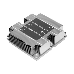 Custom 1U Server Computer CPU Heatpipe <strong>Heatsink</strong> Aluminium GPU Vram Cooler Cooper <strong>Heatsink</strong> - Product Image 1