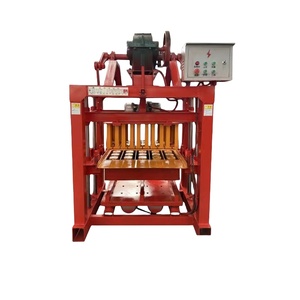 Máquina de ladrillos semiautomática para bloques huecos, línea de producción de bloques de piedra de pavimentación, usando materia prima de cemento, número de máquina de fabricación de bloques, número de referencia: 1, 2 - Product Image 4