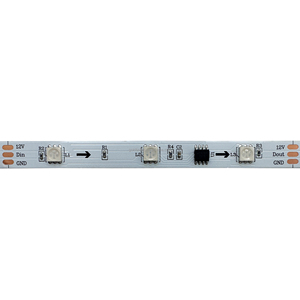 WS2811 adresli LED şerit 12V 30leds/m CE RoHS programlanabilir şerit piksel RGB şerit ışıkları