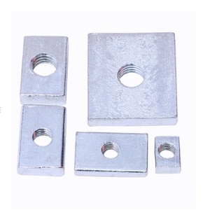 M8 - 8mm vuông hạt vuông mỏng hạt sáng kẽm mạ (bzp) <span class=keywords><strong>DIN</strong></span> 562 thường xuyên hạt vuông - Product Image 4