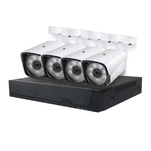 OEM H.265 4CH 2MP 5MP POE NVR套件IP运动检测摄像机CCTV安全视频监控套件，易于设置 - Product Image 1