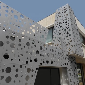 铝大平面/穿孔板铝立面墙板建筑材料