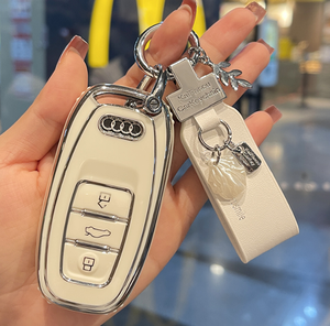 Fashionable Wholesale Customized Soft Tpu Car <strong>Key</strong> Shell case Suitable for <strong>audi</strong> A6L/A5/A7/A8/<strong>S5</strong>/S7 Series Car <strong>Key</strong> - Product Image 2