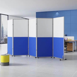 Free Standing Divisorio Per Ufficio Ristorante Hotel Room Divider Facile Rata Mobile Partizione Dello Schermo per L'ospedale - Product Image 6