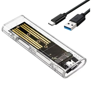 USB 3.1 Gen2 5GbpsタイプCツールフリーエンクロージャー (M.2 NGFF SATA SSD) - Product Image 4