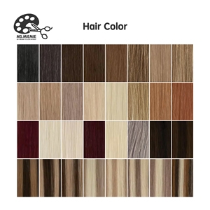 Ms.Miemie 100% bakire uzantıları süper çift çizilmiş doğal önceden bağlanmış Keratin Nano yüzük mikro boncuk döngü ucu ham gerçek insan - Product Image 3