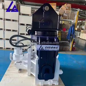 Sac kazık boru boru kazık için Motor ile CAT 320 ekskavatör Vibro çekiç - Product Image 6