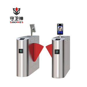 Metro Entrance Security Pedestrian Turnstile Qr Code Reader Access Control Flap <strong>Barrier</strong> - Product Image 6