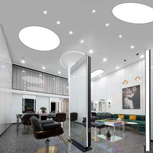 理髪店サロンステーションミラーゴールド理髪ヘアサロン機器理髪店家具ミラーステーションLEDライト付き
