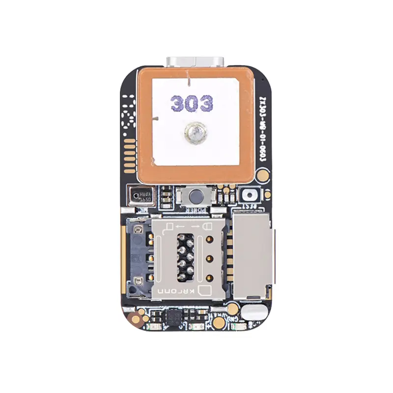 ZX303 Mini GPS Tracker PCBA Module GSM Wifi LBS Locator SOS Web APP Tracking Chip TF Card Voice Recorder for Person Car