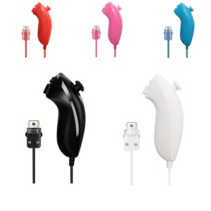 N-wii ve Wii U konsolu ile uyumlu HiCyber kablosuz Nunchuck Joystick denetleyicisi - Product Image 1