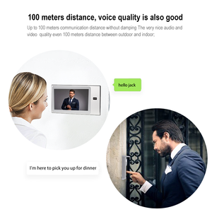Lermom-Sistema de videoportero con 2 cables, timbre de puerta inteligente para el hogar, cámara impermeable, intercomunicador para puerta de visión nocturna - Product Image 3