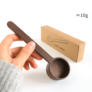 Nhà Máy Bán Hàng Trực Tiếp Gỗ Sồi 5G/8G/10G Đo Muỗng Ngắn Xử Lý Óc Chó Bằng Gỗ Cà Phê Bột Đậu Muỗng Gia Vị Thìa - Product Image 5