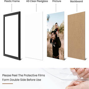 Đám cưới cổ điển khung ảnh, bức Tranh phong cảnh mộc mạc fmaily khung ảnh ngang hoặc dọc cho bàn - Product Image 5