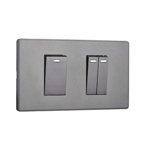 Abd standart kontrol işık 1 gang anahtarı + MF soket renkli boyalı 1/2/3 Gang 1 yollu elektrikli ev duvar anahtarları ve prizler. - Product Image 5