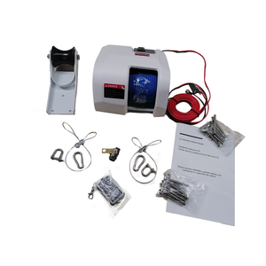 נייד 12v עוגן חשמלי winch עבור דייג סירה, מים בוטון דיג אלחוטי gdyac25w