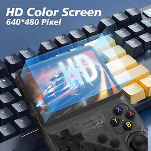 ARK OS <strong>Original</strong> R36S 3.5 Inch Handheld Game Console Installed Emulator System Transparent Design 64G 128G Christmas Kids Gift - Product Image 6