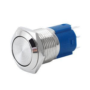 <span class=keywords><strong>16mm</strong></span> alçak gerilim Mini mikro arkadan aydınlatmalı Led mandal açık kapalı Push Button kilitleme anahtarı yuvarlak 3Pin NC - Product Image 5