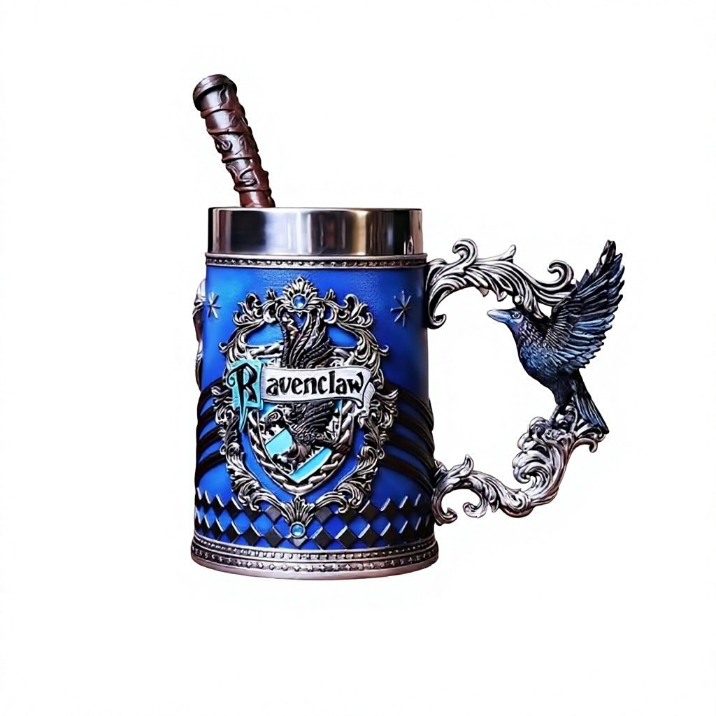 Harry potter 2nd edition beer mug-blue eagle-600ml