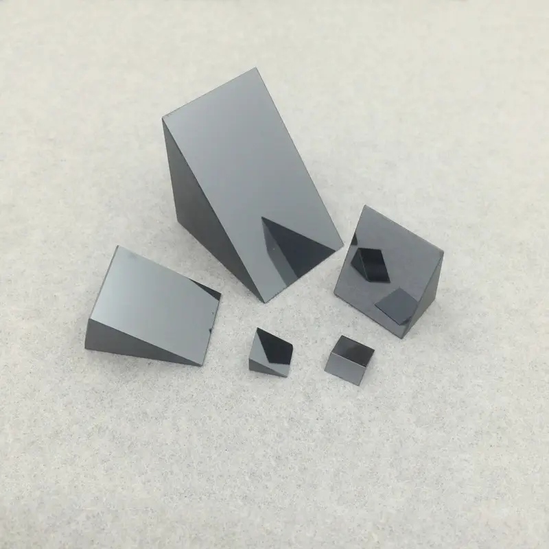 Custom Mini size AR Coating  1310nm   1550nm Infrared Silicon/Si Triangular Prism