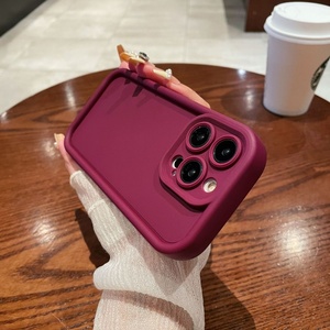 ソフトTPU携帯電話ケースiPhone 16 15 14 13 12 Pro Max Plusレンズ保護バックカバー - Product Image 1