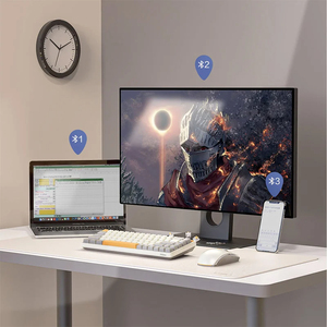 MIIIW ART Mechanical <strong>Keyboard</strong> Z680 68 <strong>Key</strong> 2 Modes Support Multi-device Game Office <strong>Keyboard</strong> Lithium Battery <strong>18</strong> Lighting Effects - Product Image 5