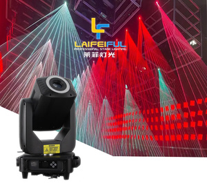 2025ホットセールマジックRGBマルチカラーLEDライトムービングヘッド中国15W 40KPPSレーザーアニメーション音声制御付きDJ - Product Image 5