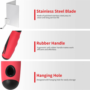 ड्राईवॉल कॉर्नर उपकरण स्टेनलेस स्टील प्लास्टरिंग ट्रॉवेल चिकनी और आकार देने के लिए एकदम सही है - Product Image 5