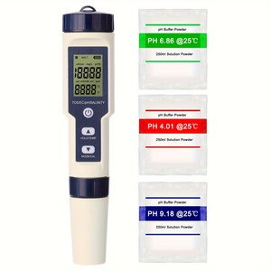 Water Quality <strong>Testing</strong> Pen <strong>5</strong>-<strong>in</strong>-<strong>1</strong> Water Quality Tester Pen Convenient PH TDS EC SALT TEMP Measurements Industrial <strong>Testing</strong> Pen - Product Image 4
