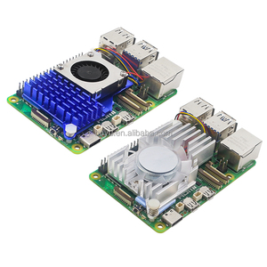 Raspberry Pi 5 Enfriador activo Disipador de calor de cobre completo Aleta de refrigeración Radiador de ventilador PWM ajustable para Raspberry Pi 5 - Product Image 6