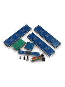 MAX7219 4-in-1-Punktmatrixmodul Anzeige bildschirm MCU-Steuer antriebs modul - Product Image 4